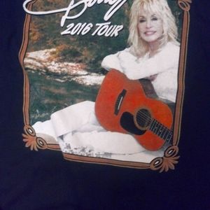 Dolly 2016 tour Dolly Parton Hanes size m tagless
